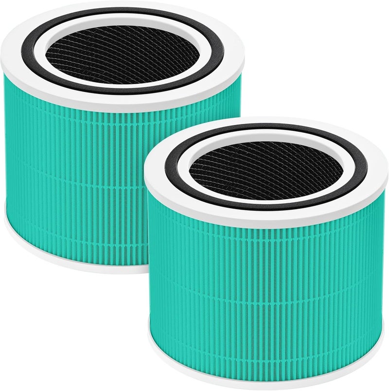 isingo 2 Pack Core 300 Replacement Filter for LEVOIT Core 300-P and Core 300S-P Air Purifier, Core 300-RF-TX - Image 1